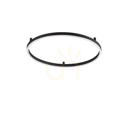 Skontrolujte Plafón Ideallux Oracle Slim D050 čierny LED 29W 2700K 50 cm 341880