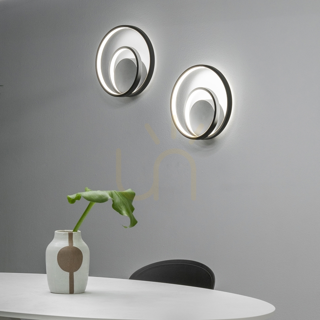 Náhľad Nástenné svietidlo Ideallux OZ mosadz 29 cm LED 26W 4000K 342276 Nástenné svietidlo Ideallux OZ mosadz 29 cm LED 26W 4000K 342276