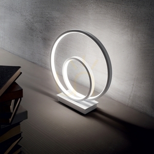 Stolová lampa Ideallux OZ 342498 biela LED 22W 4000K 28 cm small 2