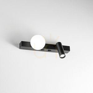 Nástenné svietidlo Ideallux Binomio 336664 čierne LED 6W 2-bodové 1 Nástenné svietidlo Ideallux Binomio 336664 čierne LED 6W 2-bodové small 1