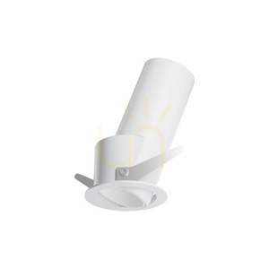 Zapustené svietidlo Ideallux Quark 344805 biele LED 12W 3000K nastaviteľné small 0