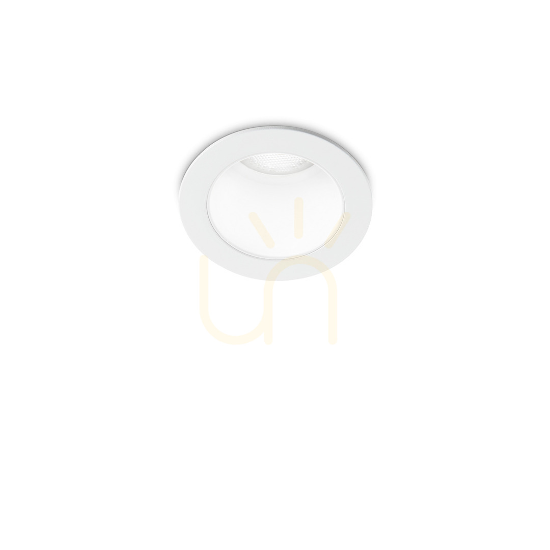 Spot încastrat LED Ideallux Quark 327488 alb 3W 3000K Ø2,8 cm