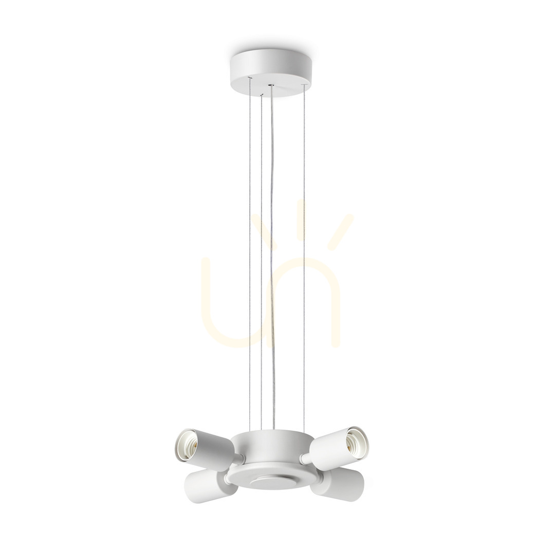 Skontrolujte Závesné svietidlo Ideallux SET UP MSP4 Bianco 348230 biele 4x E27 Ø31 cm Závesné svietidlo Ideallux SET UP MSP4 Bianco 348230 biele 4x E27 Ø31 cm