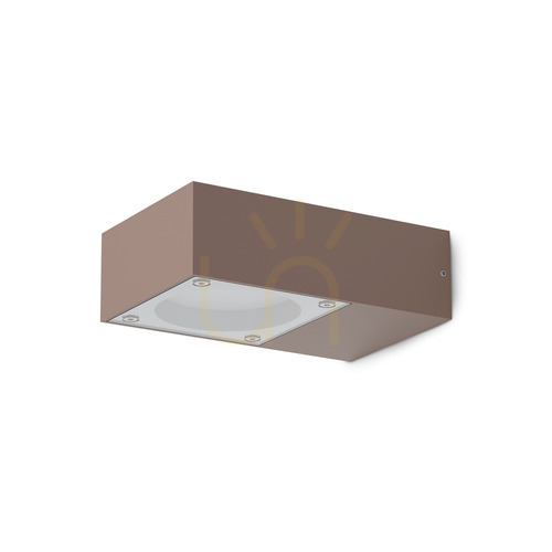 Skontrolujte Vonkajšie nástenné svietidlo Ideallux Sirio AP1 Coffee bronzové GX53 318196
