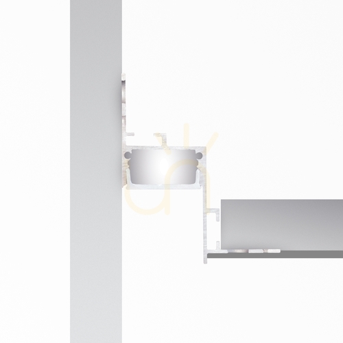 Skontrolujte LED profil Ideallux SLOT REC Trimless 300 cm hliník 339795