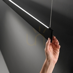 Prívesné svetlo Ideallux STEEL Slim Accent 120 cm čierne LED 3000K 35W 348391 small 2