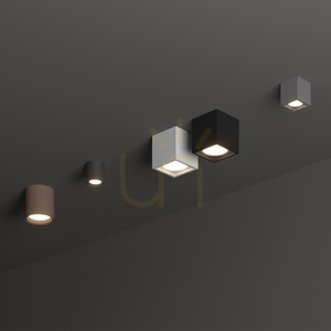 Vonkajšie stropné svietidlo Ideallux TECHO PL1 ROUND D09 sivé GU10 342726 small 1