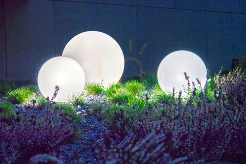 Skontrolujte Sada dekoratívnych záhradných loptičiek - LUNA BALLS 15, 20, 25 cm + LED - PREMIUM - UV