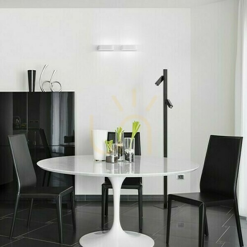 Skontrolujte Fado Stojaca lampa čierna 230 V Led 2x3 W 45° 3000 K