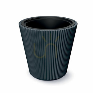Kvetináč Prosperplast Milly antracitový 50 l, Ø 46,7 cm DBMI470-S433 small 0