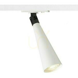 Alexis Spotlight pre 1 fázu. Biela/čierna 230 V Led Gu10 5 W koľajnice. small 1