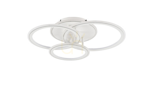 Skontrolujte Stropné svietidlo Zuma Line LUNAR MS238130-WH LED 55 W 5300 lm CCT 3000-6000 K s ovládačom biele chróm 61 cm