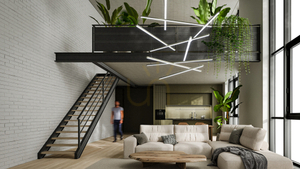 LUMINES LED profil typ alba Light Ivory lakovaný 2 m small 2