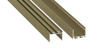 LED profil LUMINES typ alba Reed Green lakovaný 1 m small 0