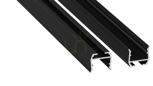 Skontrolujte LED profil LUMINES typ axel čierny lakovaný 1 m