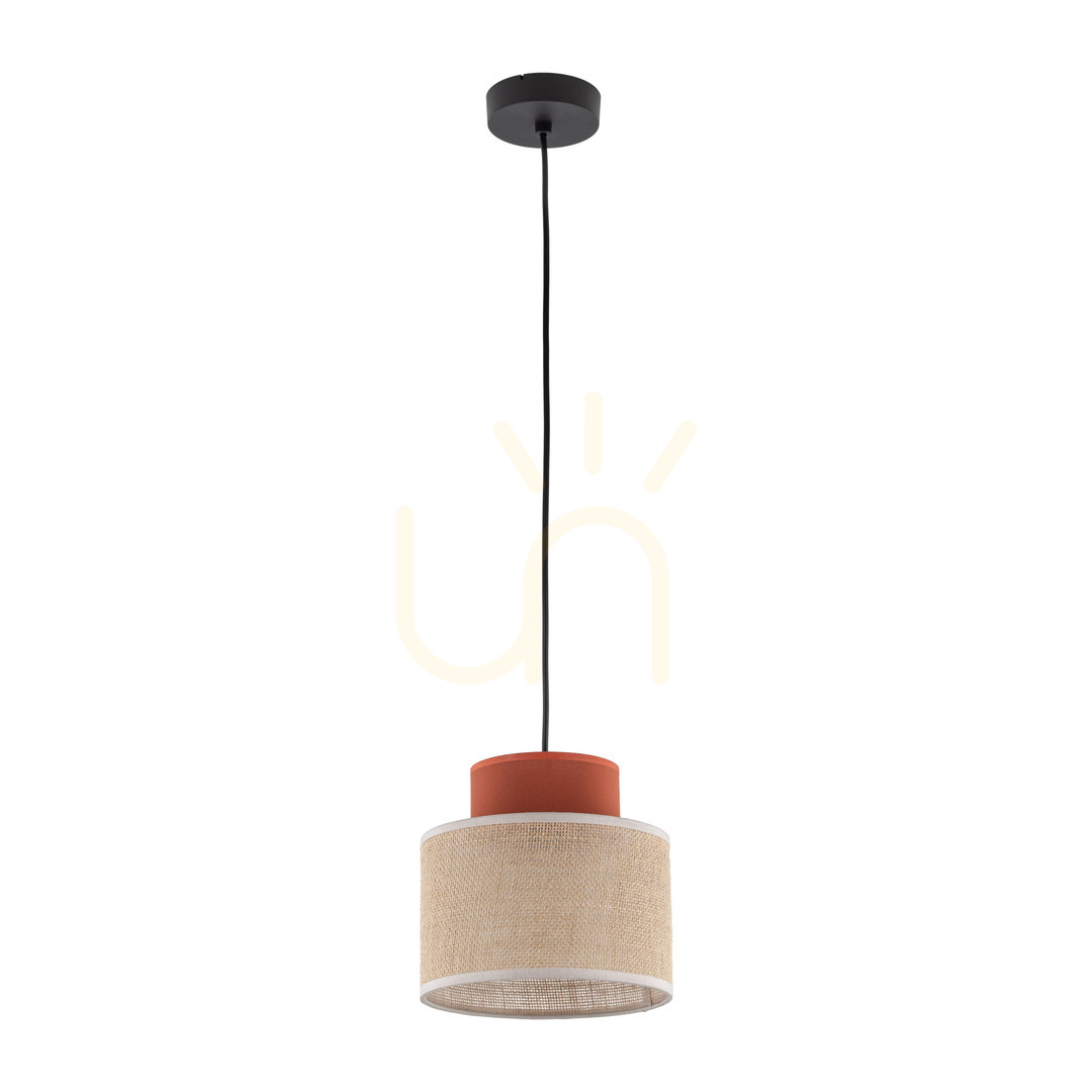 Duo Jute Brown Lampă suspendată 1