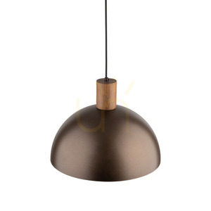 Hnedá závesná lampa Oslo 1 small 4