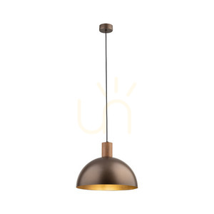 Hnedá závesná lampa Oslo 1 small 5