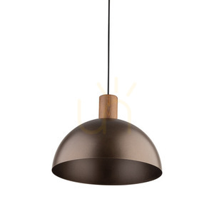 Hnedá závesná lampa Oslo 1 small 6