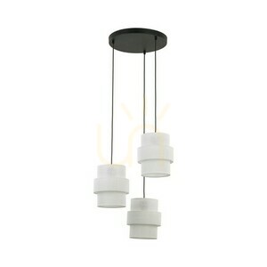 Závesné svietidlo Calisto White 3 Circle small 6
