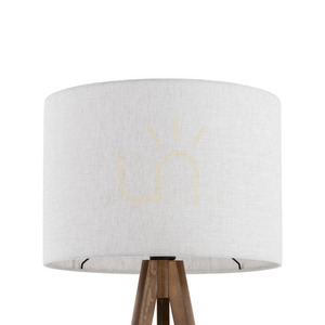 Veľká orechová stojaca lampa small 2