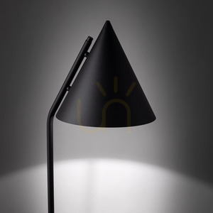 Čierna stojaca lampa Cono 1 small 5