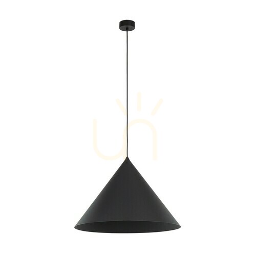 Skontrolujte Čierna závesná lampa Cono 1 Xl