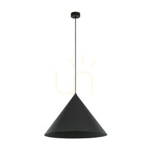 Čierna závesná lampa Cono 1 Xl small 0