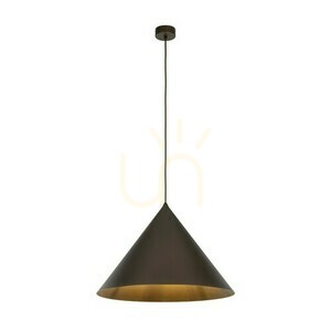 Hnedá závesná lampa Cono 1 Xl small 3
