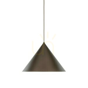 Hnedá závesná lampa Cono 1 Xl small 5