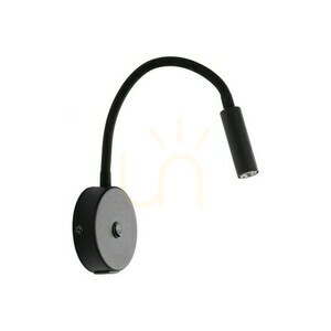Lagos Čierna nástenná lampa 1 Usb small 3