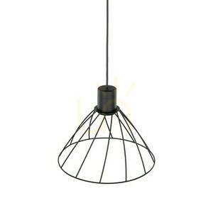 Čierna závesná lampa Modesto 1 small 2