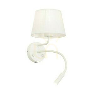 Maja White Nástenné svietidlo 2 E27 + G9 + Usb small 7