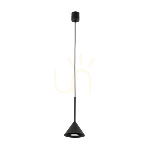 Skontrolujte Cono Mini čierna závesná lampa 1