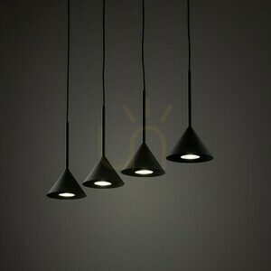 Cono Mini čierna závesná lampa 4 small 2