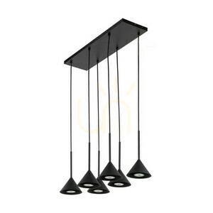 Cono Mini čierna závesná lampa 6 small 12