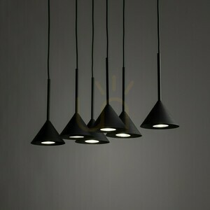 Cono Mini čierna závesná lampa 6 small 1