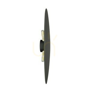 Kamenná čierna nástenná lampa 3 small 4