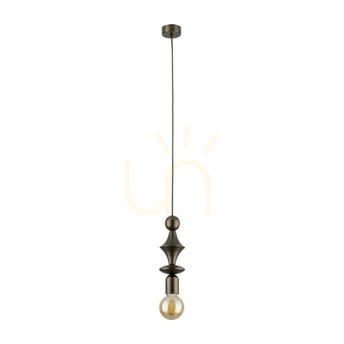 Skontrolujte Hnedá závesná lampa Tower 1 Xe27