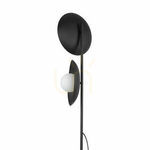 Čierna sklenená stojaca lampa 2 Xg9 small 3