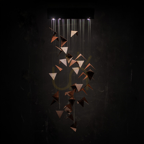 Skontrolujte 🔥 PORTAL art luster hrdzavý LGH0831 - Gie El loft závesné svietidlo 🧡