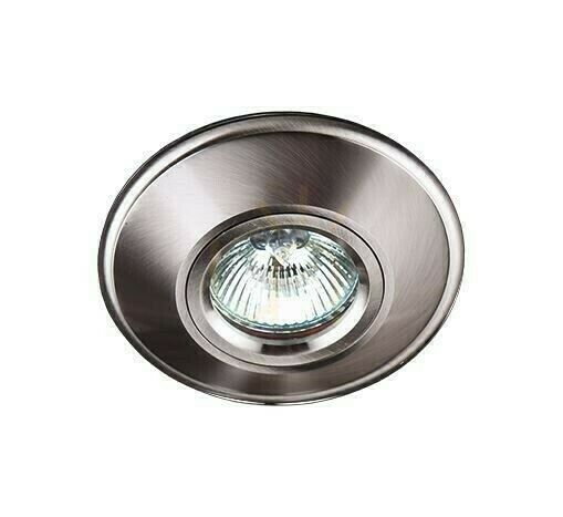Infälld takarmatur Max Light META H0028 satin metall GU5.3 rund