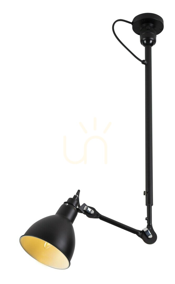Pendantlampa Max Light Scandia P0326 svart metall Ø14 cm