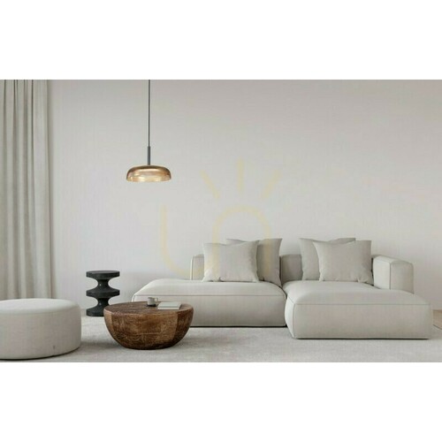 Skontrolujte LED závesná lampa Italux Colle žltá 12W 3000K PND-48529-BK-YLL