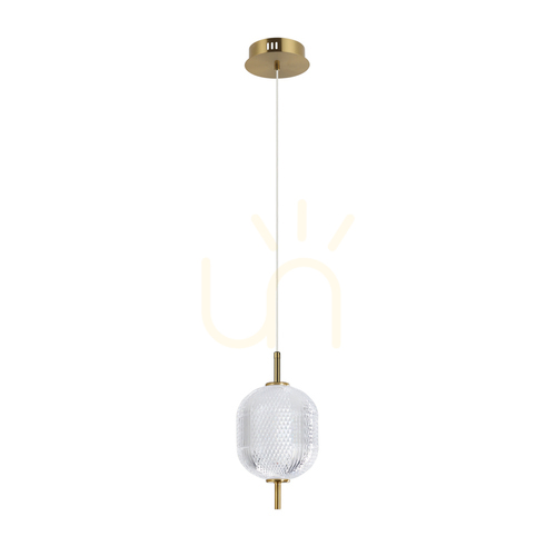 Skontrolujte Závesné LED svietidlo Italux Corado zlaté 8W 3000K PND-81438-1A-GD