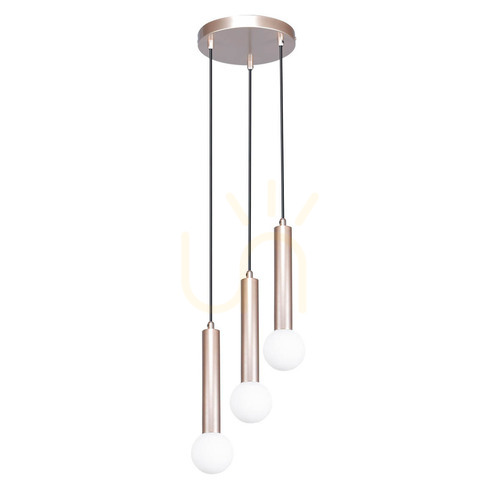 Skontrolujte Prívesné svetlo Italux Filano hnedé sklo G9 3x5W PND-33574-3-CF