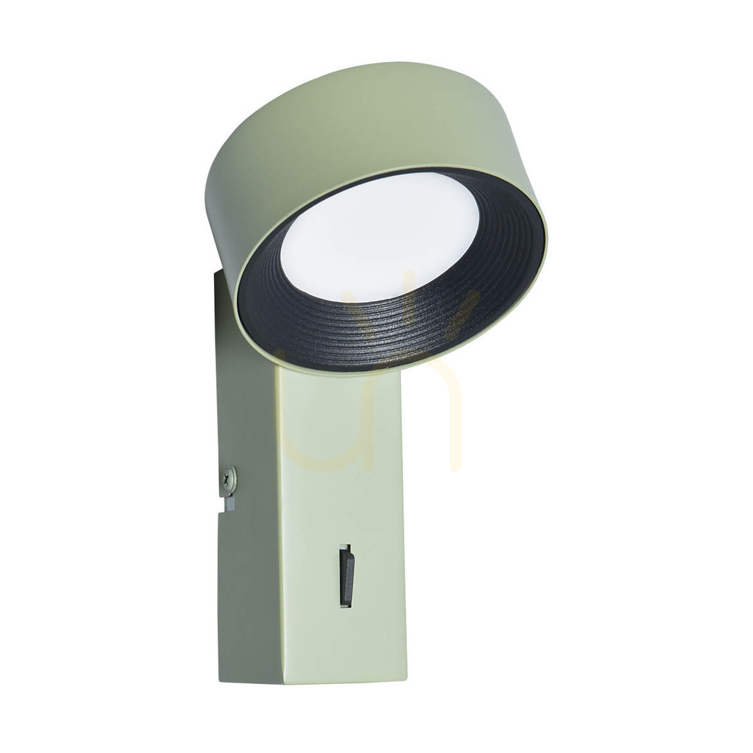 Skontrolujte Nástenné svietidlo Italux Otal LED zelené kovové 1,8W WL-47390-1-GRN Nástenné svietidlo Italux Otal LED zelené kovové 1,8W WL-47390-1-GRN