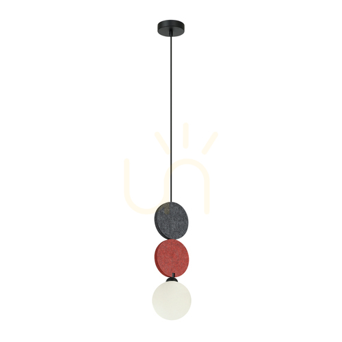 Skontrolujte Závesná lampa Italux Andrea G9 čierna/biela PND-59779A-1S-MLTI