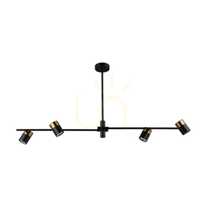 Závesné svietidlo Italux Elice čierne GU10 4x PND-58892-4-BK-BRO small 1