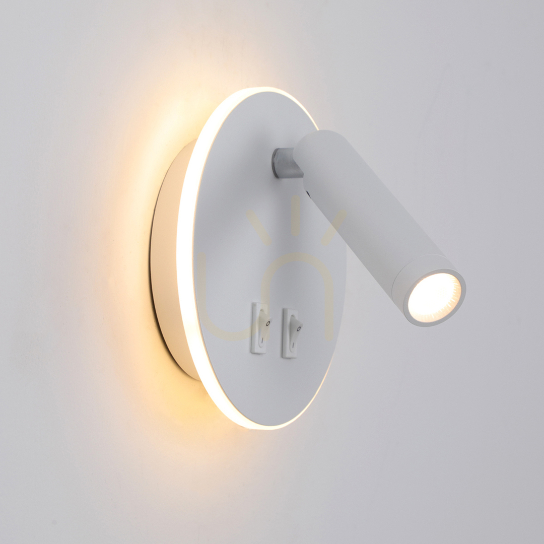 Skontrolujte Biele LED nástenné svietidlo Italux Furla, 3000 K, WL-53742-1-WH Biele LED nástenné svietidlo Italux Furla, 3000 K, WL-53742-1-WH